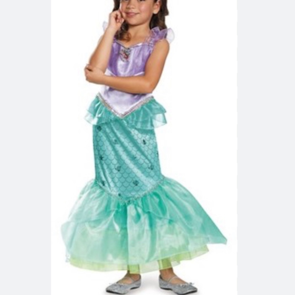Disney Little Mermaid Princess Ariel Costume Dress